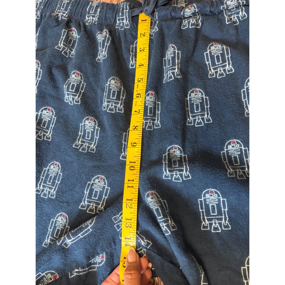 Star Wars Pajama Pants Mens 2XL Blue R2D2 Lounge Sleepwear Disney Store - Picture 7 of 11